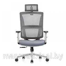 Кресло SitUp APHRODITE Chrome (сетка Gray/ткань Gray)
