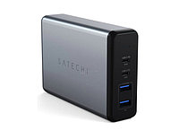 Сетевое зарядное устройство Satechi 108W Pro Type-C Travel Charger ST-TC108WM, 2xUSB, 2xUSB Type-C (PD), Серый