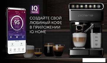 Рожковая бойлерная кофеварка Polaris PCM 1540 Wi-Fi IQ Home, фото 3