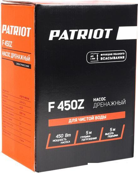 Дренажный насос Patriot F 450 Z - фото 8 - id-p225925886