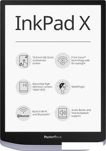 Электронная книга PocketBook InkPad X (серый)