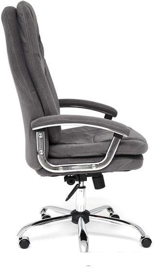 Кресло TetChair Softy LUX (флок, серый) - фото 3 - id-p224894556