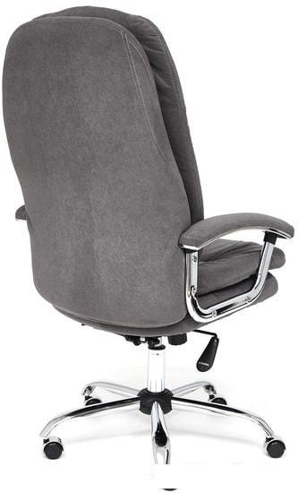 Кресло TetChair Softy LUX (флок, серый) - фото 4 - id-p224894556