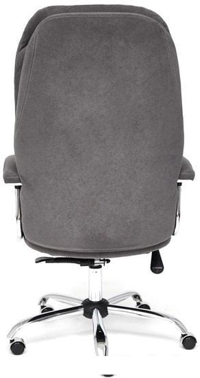 Кресло TetChair Softy LUX (флок, серый) - фото 5 - id-p224894556