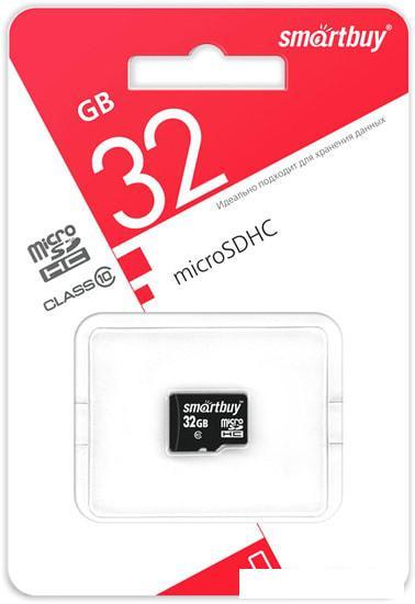 Карта памяти Smart Buy microSDHC SB32GBSDCL10-00LE 32GB - фото 2 - id-p225048448