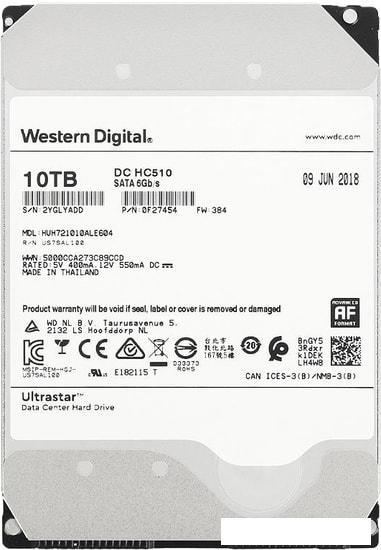 Жесткий диск WD Ultrastar He10 10TB HUH721010ALE600