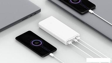 Портативное зарядное устройство Xiaomi Mi Power Bank 3 PLM18ZM USB-C 20000mAh (белый), фото 3