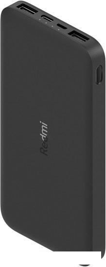 Портативное зарядное устройство Xiaomi Redmi Power Bank 10000mAh (черный) - фото 2 - id-p225982815