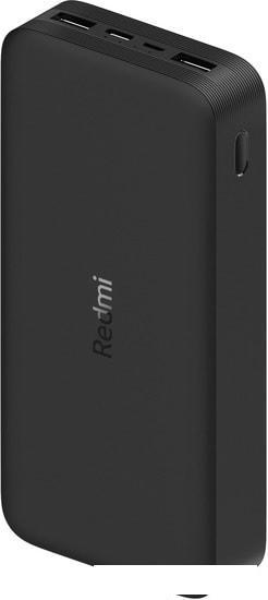 Портативное зарядное устройство Xiaomi Redmi Power Bank 20000mAh (черный) - фото 1 - id-p225982829