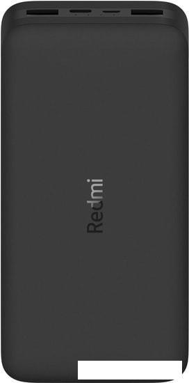 Портативное зарядное устройство Xiaomi Redmi Power Bank 20000mAh (черный) - фото 2 - id-p225982829