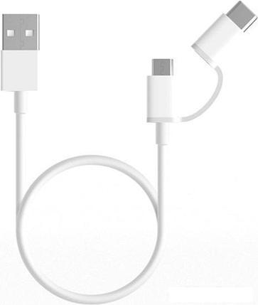 Кабель Xiaomi micro USB, USB Type-C - USB 0.3 м, фото 2