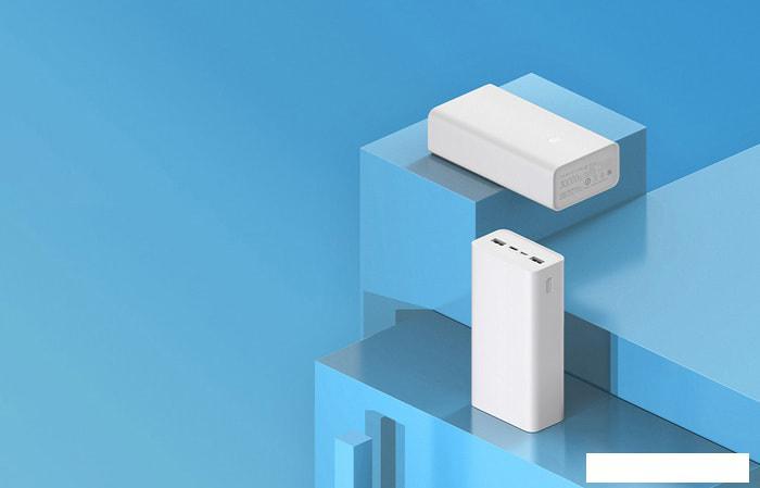 Портативное зарядное устройство Xiaomi Mi Power Bank 3 PB3018ZM 30000mAh (белый) - фото 8 - id-p225982899