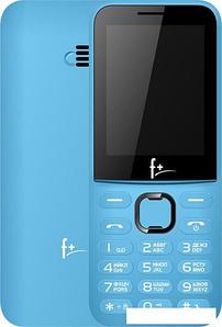 Кнопочный телефон F+ F240L (голубой)