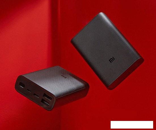 Портативное зарядное устройство Xiaomi Mi Power Bank 3 Ultra Compact PB1022Z 10000mAh (черный) - фото 4 - id-p225982959