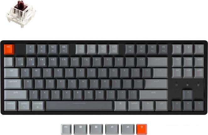 Клавиатура Keychron K8 RGB K8-J3 (Gateron G Pro Brown, нет кириллицы), фото 2