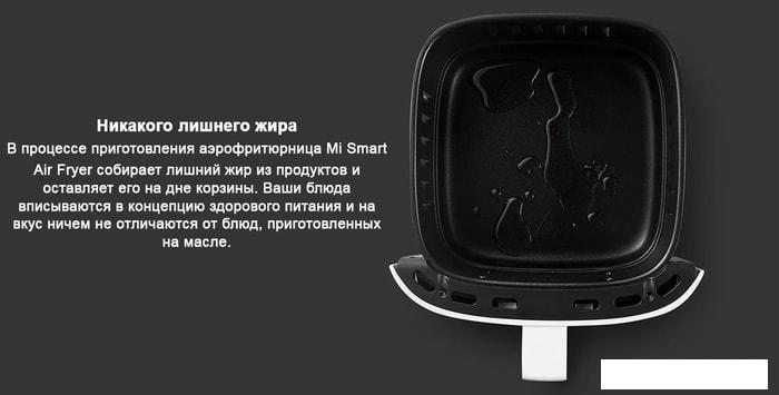 Аэрофритюрница Xiaomi Mi Smart Air Fryer 3.5L MAF02 - фото 8 - id-p225982985