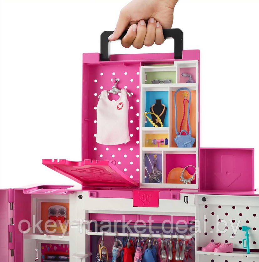 Игровой набор Barbie "Шкаф мечты" HBV28 - фото 5 - id-p226158879