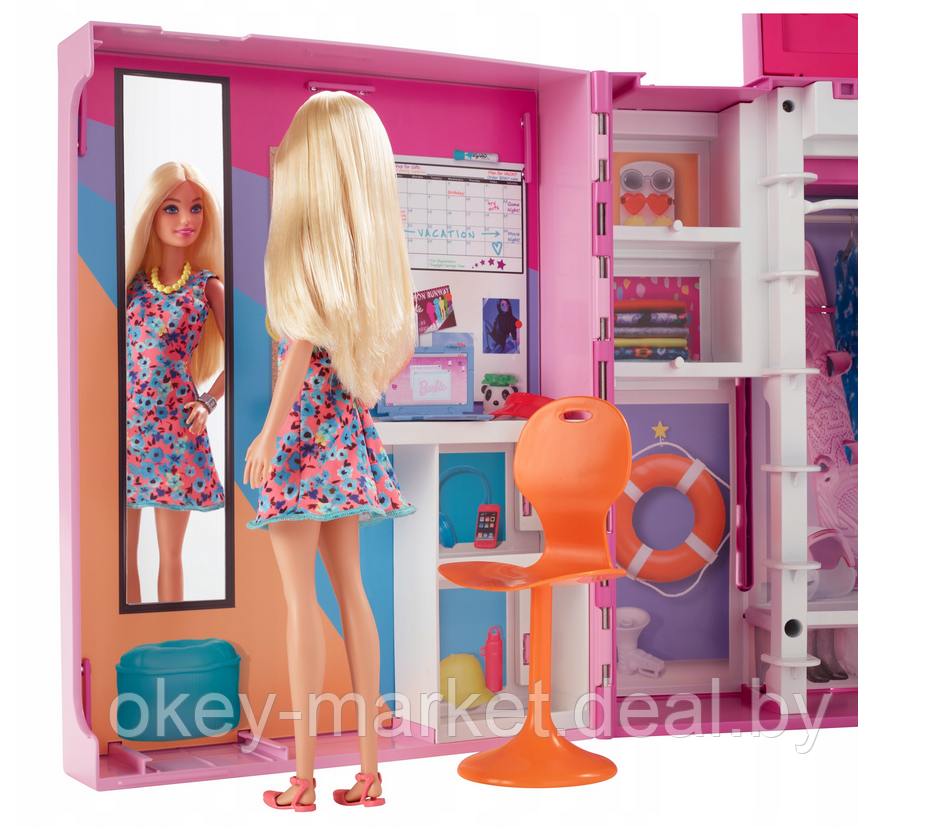 Игровой набор Barbie "Шкаф мечты" HBV28 - фото 9 - id-p226158879