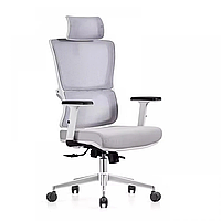 Кресло SitUp VICTORIA Chrome (сетка Light Gray/ткань Light Gray)