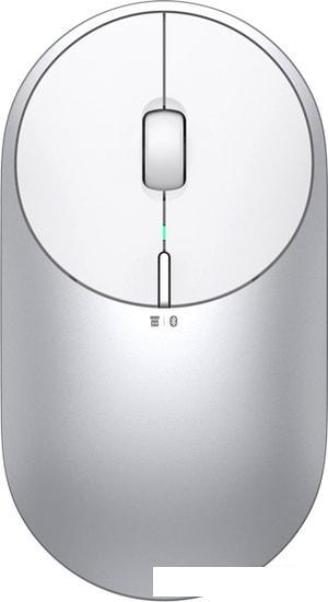 Мышь Xiaomi Mi Portable Mouse 2 (серебристый/белый) - фото 1 - id-p225983041