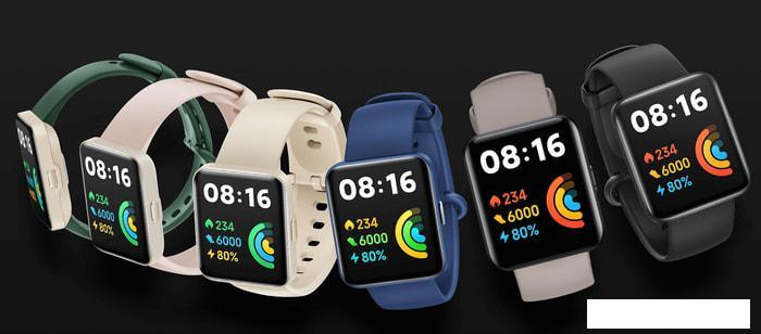 Умные часы Xiaomi Redmi Watch 2 Lite (черный) - фото 4 - id-p225983055