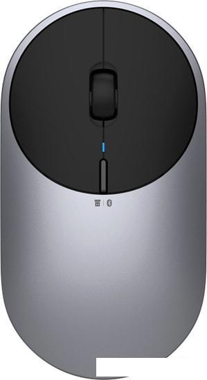 Мышь Xiaomi Mi Portable Mouse 2 (серый/черный) - фото 1 - id-p225983081