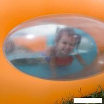 Надувной бассейн Bestway С окошками 51132 (бирюзовый/оранжевый, 168х56), фото 3