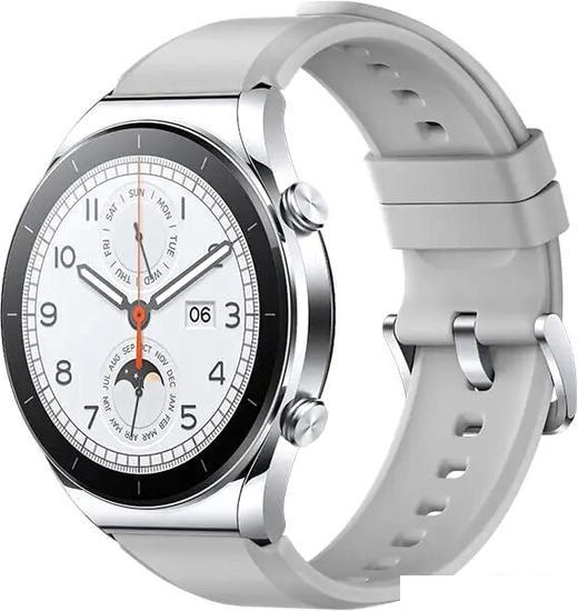 Умные часы Xiaomi Watch S1 Active (серебристый/белый, международная версия) - фото 1 - id-p225983152