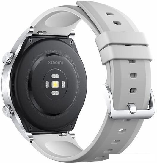 Умные часы Xiaomi Watch S1 Active (серебристый/белый, международная версия) - фото 4 - id-p225983152