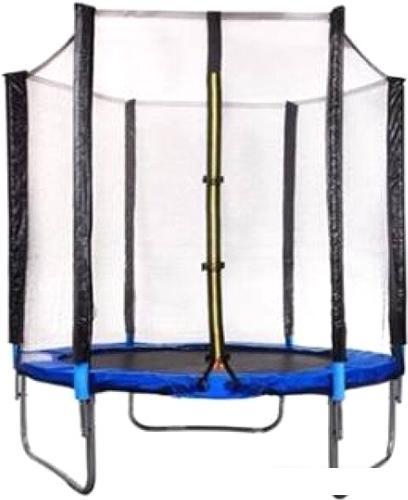 Батут Atlas Sport 140 см - 4.5ft (внешняя сетка, синий)