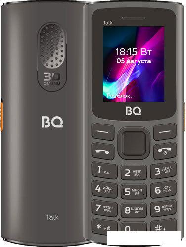 Кнопочный телефон BQ-Mobile BQ-1862 Talk (серый)