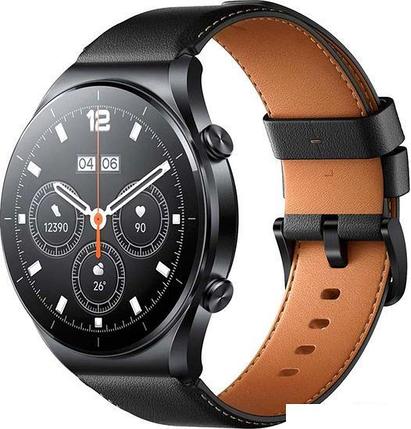 Умные часы Xiaomi Watch S1 (черный/черно-коричневый, международная версия), фото 2