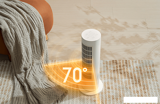 Тепловентилятор Xiaomi Smart Tower Heater Lite LSNFJ02LX (европейская версия, белый), фото 2