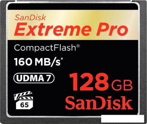 Карта памяти SanDisk Extreme Pro CompactFlash 128GB [SDCFXPS-128G-X46], фото 2