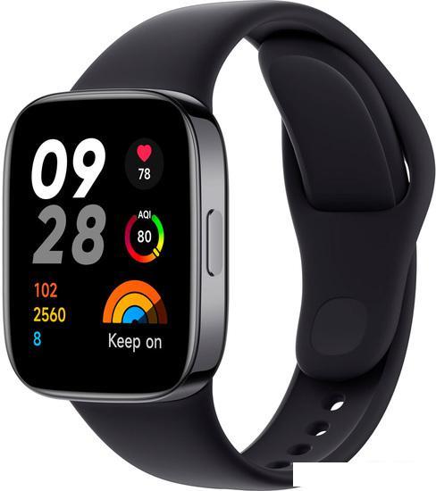 Умные часы Xiaomi Redmi Watch 3 (черный, международная версия) - фото 1 - id-p225983271