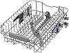 Встраиваемая посудомоечная машина Krona Wespa 45 BI, фото 4