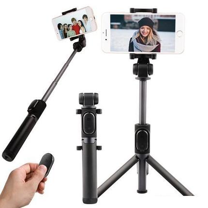 Палка для селфи Xiaomi Selfie Stick Tripod (черный), фото 2
