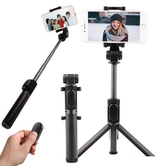 Палка для селфи Xiaomi Selfie Stick Tripod (черный) - фото 2 - id-p225983328