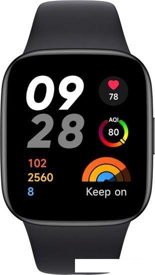 Умные часы Xiaomi Redmi Watch 3 Active (черный, международная версия) - фото 1 - id-p225983342