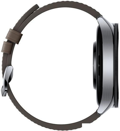 Умные часы Xiaomi Watch 2 Pro (серебристый, с коричневым кожаным ремешком, международная версия) - фото 6 - id-p225983393