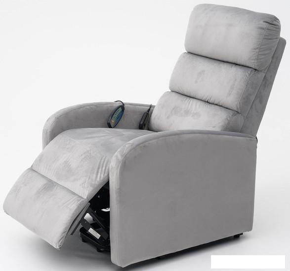 Массажное кресло Calviano 2166 (серый велюр) - фото 1 - id-p225829089