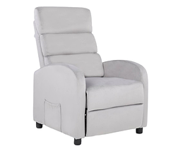 Массажное кресло Calviano 2166 (серый велюр), фото 2