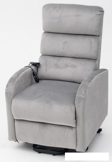Массажное кресло Calviano 2166 (серый велюр) - фото 4 - id-p225829089