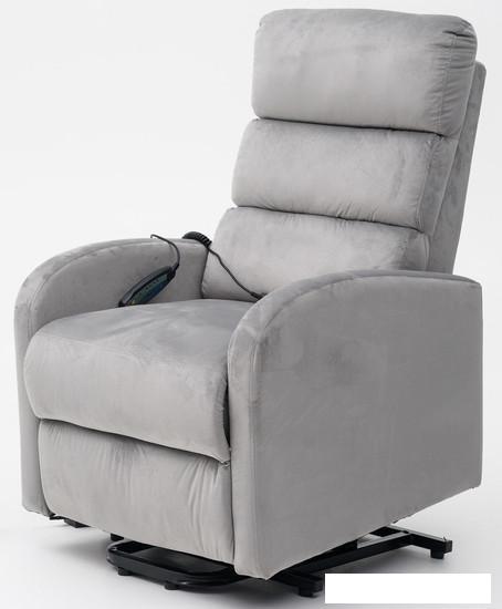 Массажное кресло Calviano 2166 (серый велюр) - фото 5 - id-p225829089