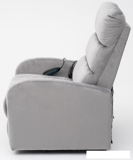 Массажное кресло Calviano 2166 (серый велюр) - фото 7 - id-p225829089