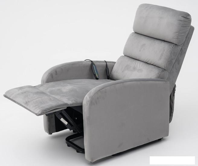 Массажное кресло Calviano 2166 (серый велюр) - фото 10 - id-p225829089