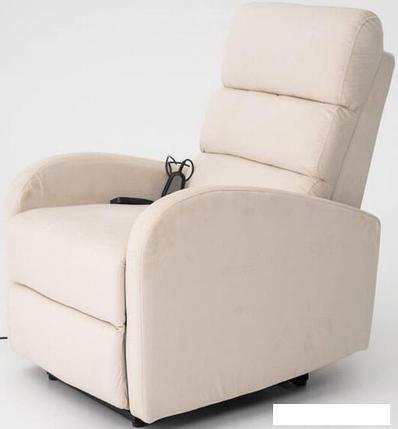 Массажное кресло Calviano 2166 (бежевый велюр), фото 2