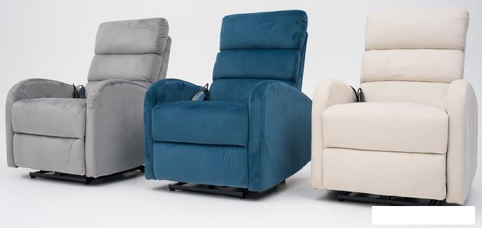 Массажное кресло Calviano 2165 (синий велюр) - фото 6 - id-p225829097