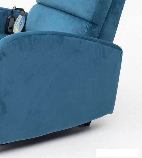 Массажное кресло Calviano 2165 (синий велюр) - фото 10 - id-p225829097
