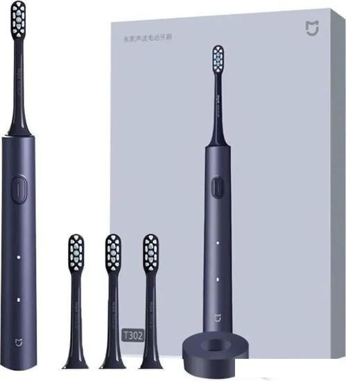 Электрическая зубная щетка Xiaomi Electric Toothbrush T302 MES608 (международная версия, темно-синий - фото 2 - id-p225983496